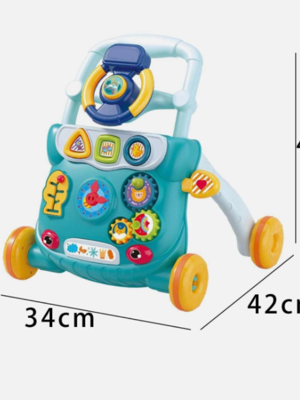 Baby Walker Push Toy Activity Center Learning Walker for Toddlers